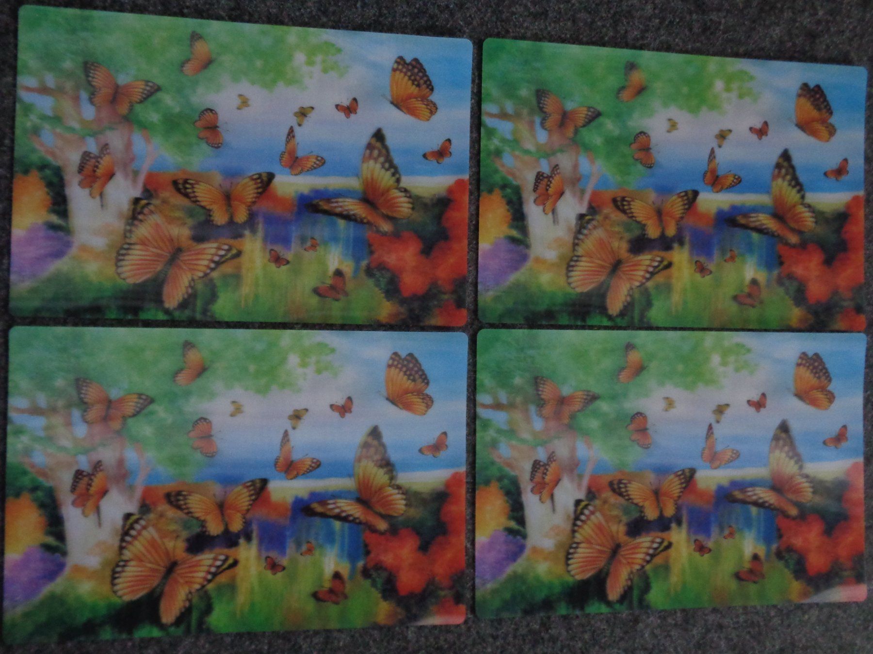 Set di tavolo e panche: TISCH SET SCHMETTERLINGE  3 - D  4 STCK – Nuovo e nell'imballaggio originale da Lausanne venduto da kiliman73 1