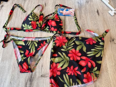 Tropenteil Bikini mit passendem Rock Gr. M neu ☀️ Sommer ...