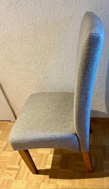 Stühle: 2 Esszimmerstühle, Hochlehner Stoff/Textil – Gebraucht aus Kriens von heleneb02 3