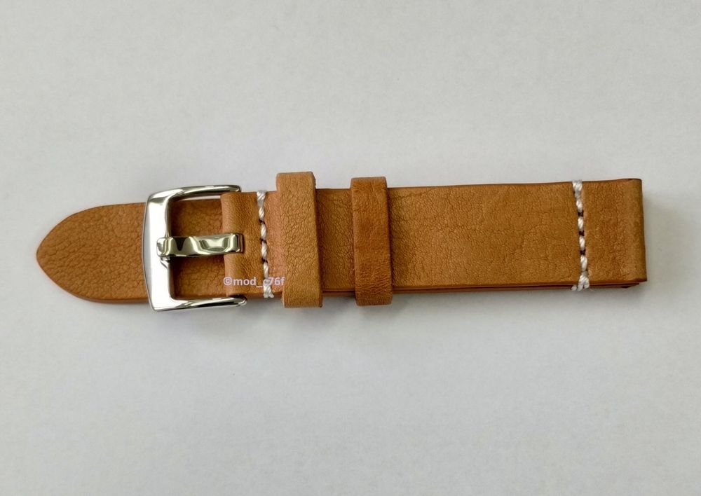 SOLDES...Bracelet de montre NOS marque HIRSCH cuir véritable