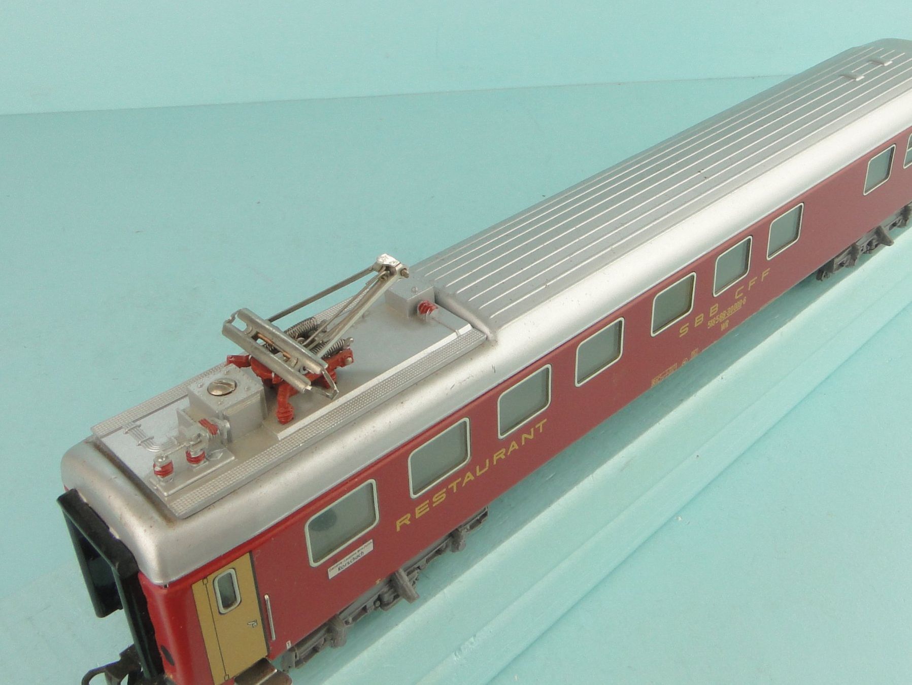 Märklin Modellini di ferrovie: Märklin 4068 SBB Restaurant, Blech – Usato da Bülach venduto da cann11 3