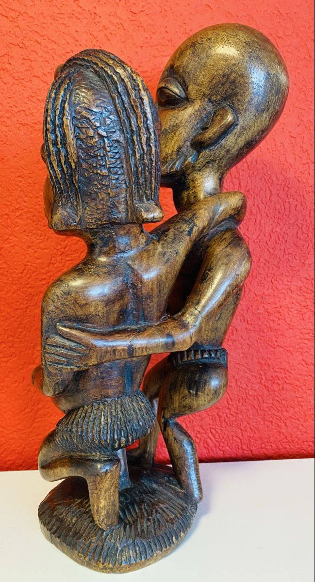 Skulpturen & Statuen: Afrikanische Holzskulptur - Liebe und Fruchtbarkeit – Gebraucht aus Zäziwil von Emlea 7