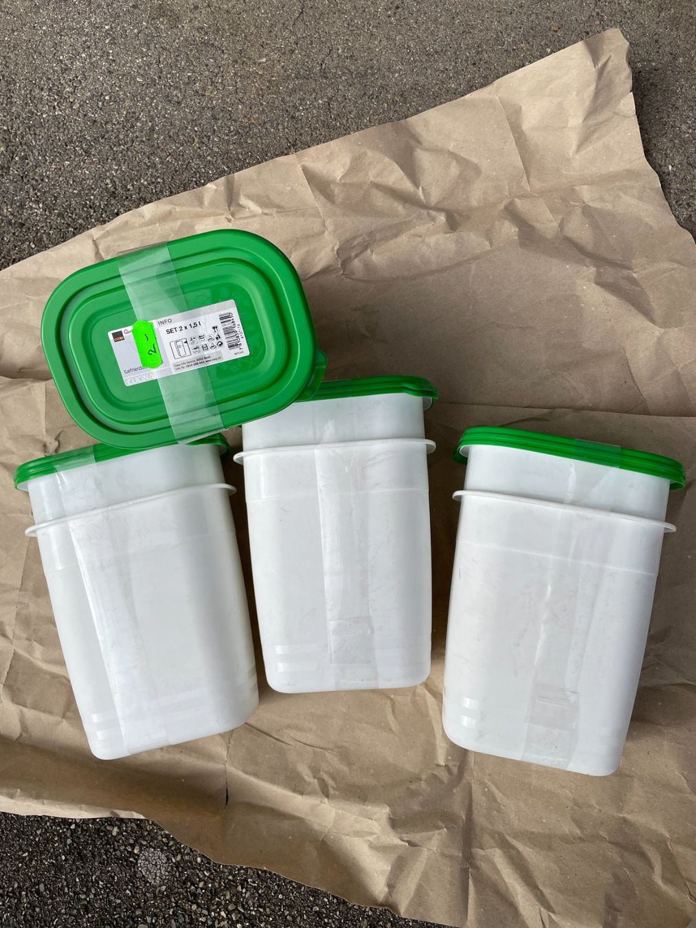 Behälter & Ähnliches: 8x Vorratsdosen / Aufbewahrungsboxen mit Deckel, Gefrierdose – Neu und originalverpackt aus Wängi von Thurgauer98