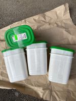 8x Vorratsdosen / Aufbewahrungsboxen mit Deckel, Gefrierdose