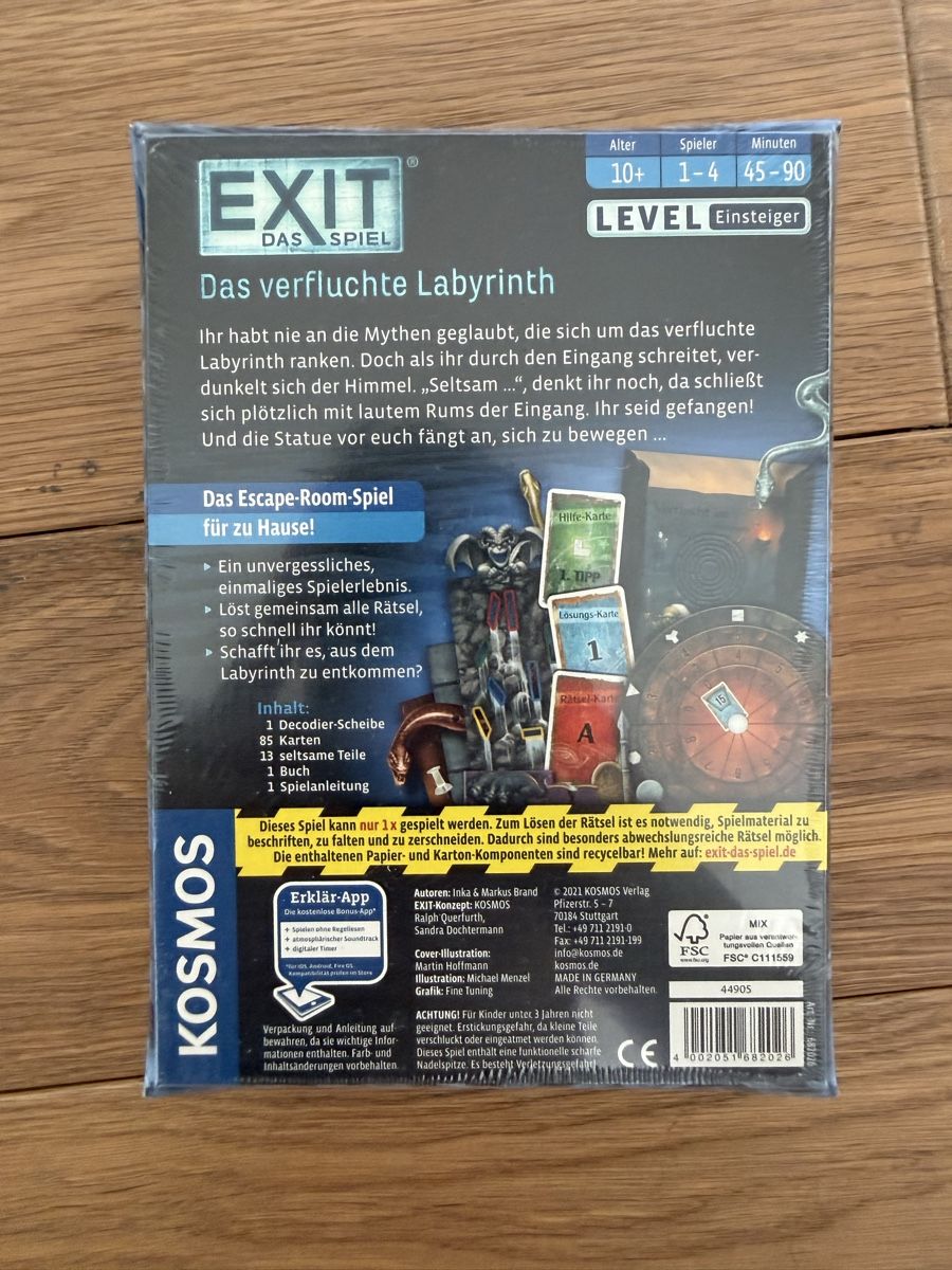 Kosmos Spiele: Logik & Rätsel Spiele Set: Rush Hour, Exit, Machi Koro – Neu (gemäss Beschreibung) aus Basel von mary267 2