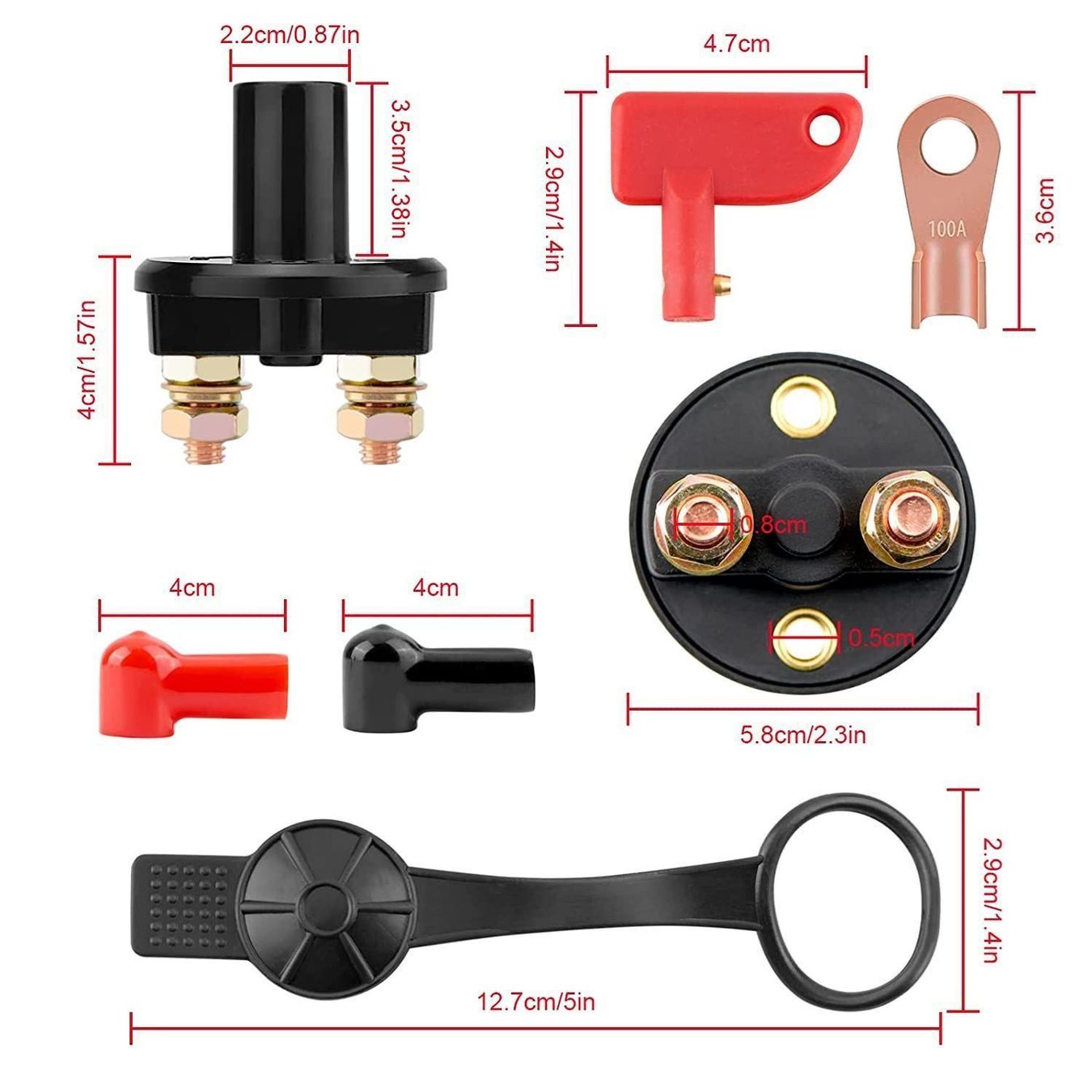 Interruttori: Batterie Trennschalter 12v Mit 2 Polig – Nuovo (secondo la descrizione) da Thun venduto da thunshop 6