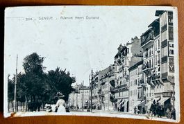 Genève - Av. Henri Dunand - Animée. 1928