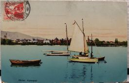 ZÜRICH - Alpenquai - 1913