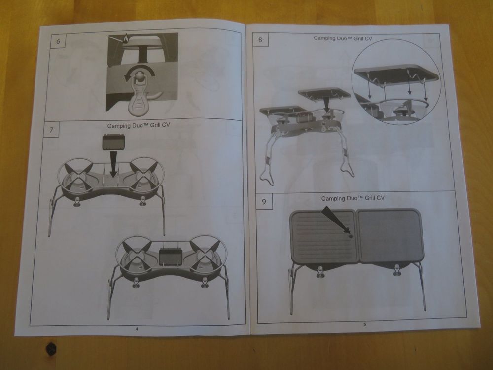 Campingaz Duo Grill CV 3000W Doppelgrill Gasgrill Camping Kaufen auf