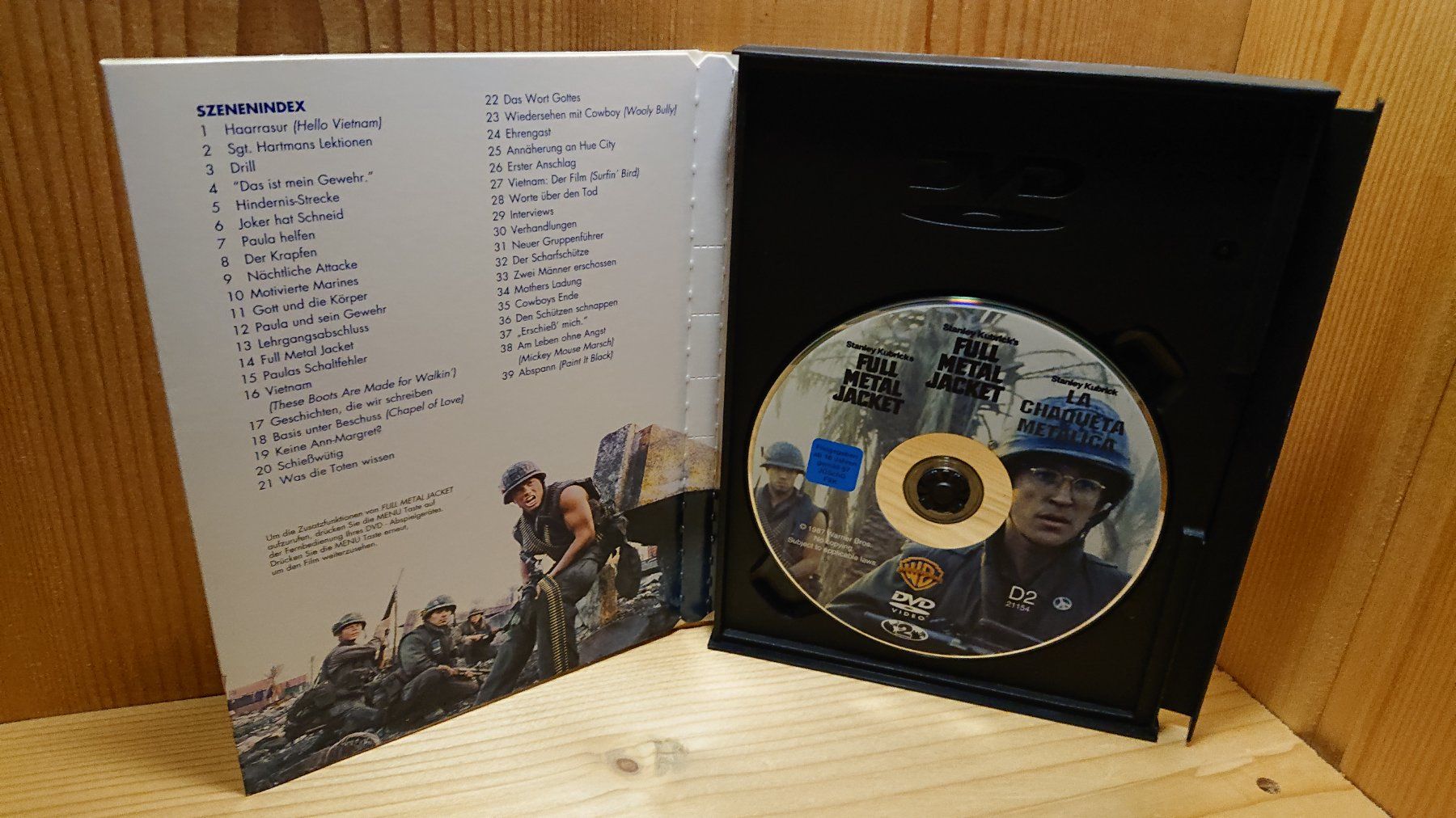 Tutti i DVDs: FULL METAL JACKET DVD Schnabcase Hülle – Usato da Wilderswil venduto da Exebub 2
