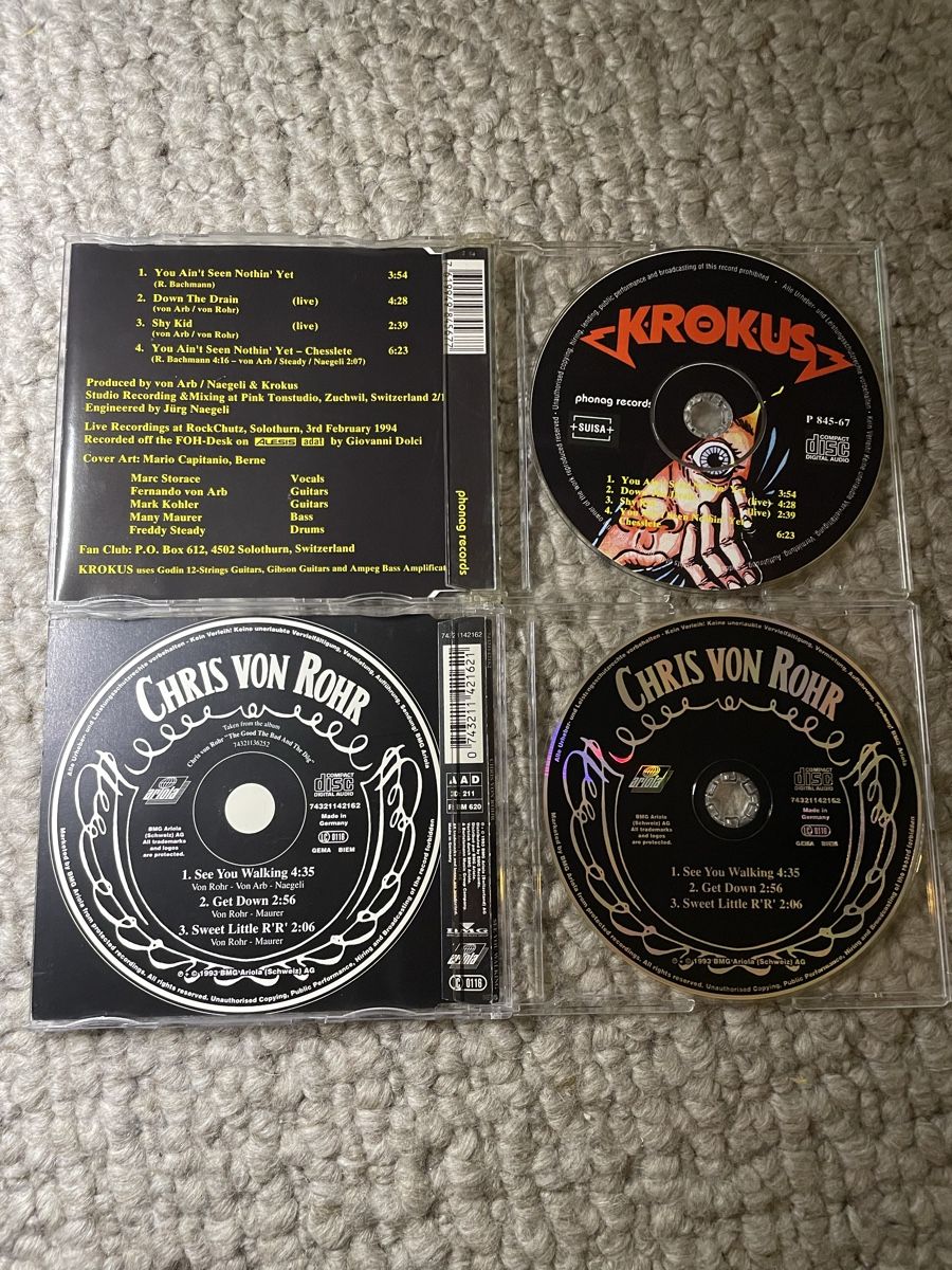 CD: Krokus + Chris von Rohr – Usato da Reinach AG venduto da trigger7811 1