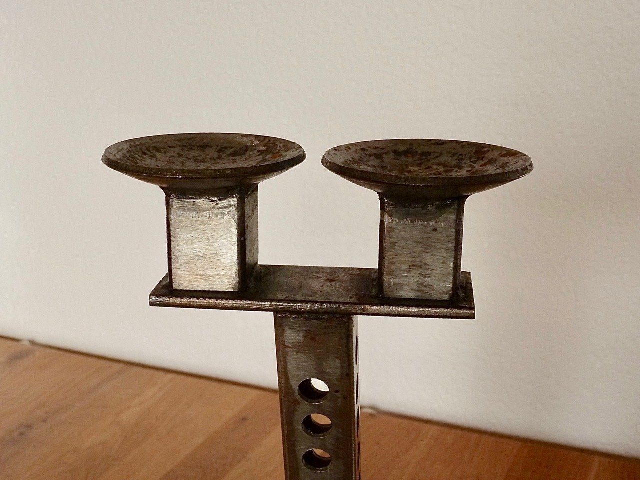 Portacandele: Kerzenständer Eisen / Industrie Stil – Usato da Zürich venduto da cornetto55 4
