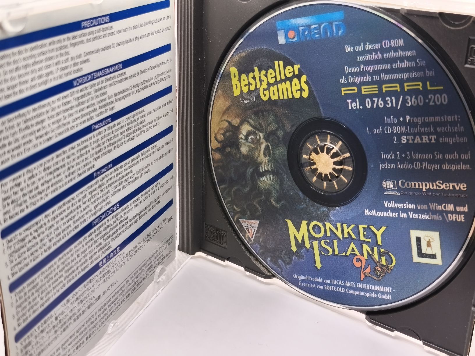 Jeux: Monkey Island 2 PC Jeu CD-ROM Bon état – D'occasion à Conthey par Th3gr4yf0x 2