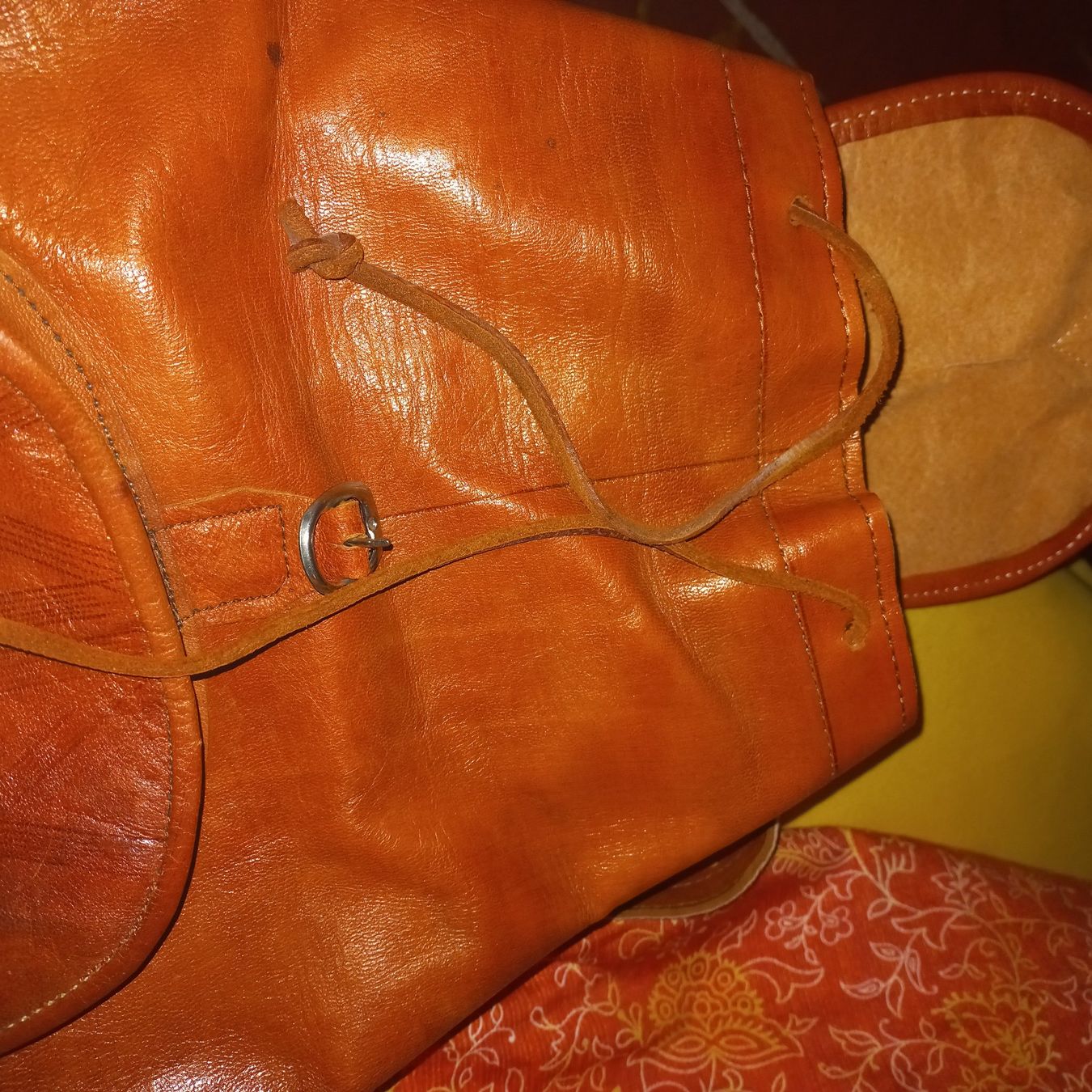 Rucksäcke: Lederrucksack aus Nordafrika, neu – Neu (gemäss Beschreibung) aus Ebnat-Kappel von Youssou 4
