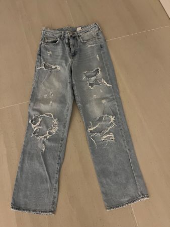 Jeans H&M Gr 26 ripped High Waist