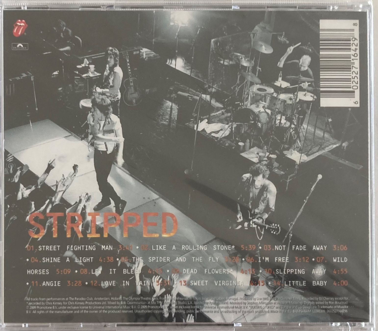 CD: THE ROLLING STONES - STRIPPED – Nuovo e nell'imballaggio originale da Poliez-Pittet venduto da Newtown-Records 1