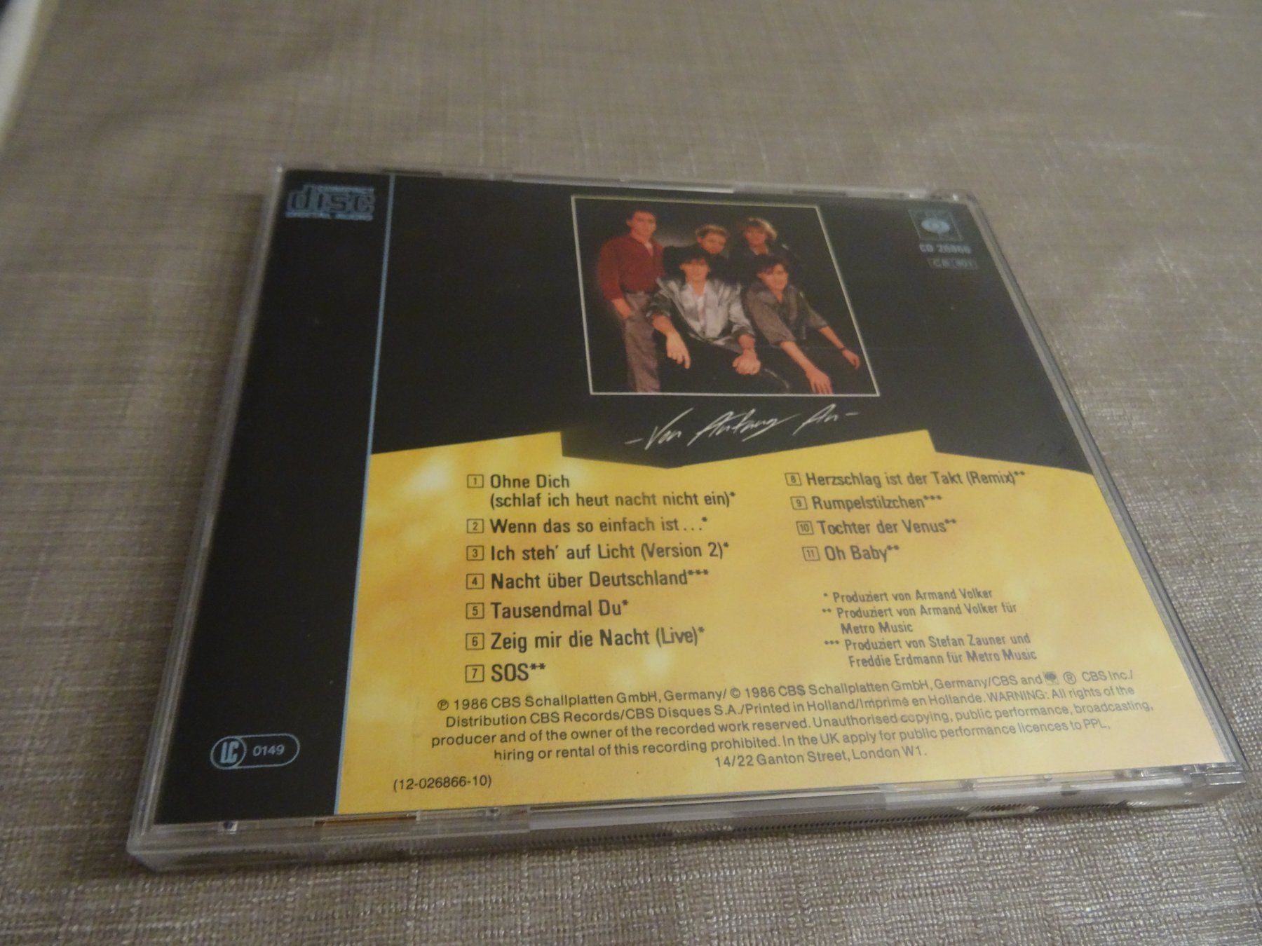 CD: Münchener Freiheit CD – Usato da Olten venduto da Disc-Ausverkauf 2