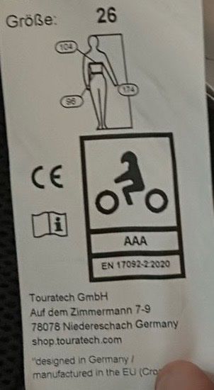 Lotti di vestiti: Motorrad Kleidung Compañero ULTIMATE Touratech – Nuovo (secondo la descrizione) da Immensee venduto da var_hx58 7