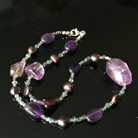 Swarovski Ketten: Unikat - Amethyst, Swarovski Collier NEU – Neu (gemäss Beschreibung) aus Basel von Chili007 8