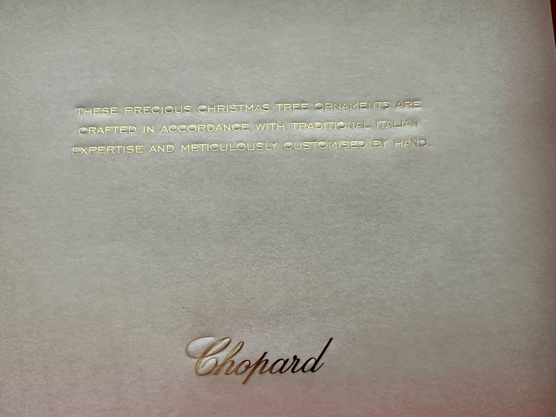 Tutte le decorazioni: CHOPARD CHRISTMAS ORNAMENTS – Nuovo e nell'imballaggio originale da Spreitenbach venduto da Jessy8 3