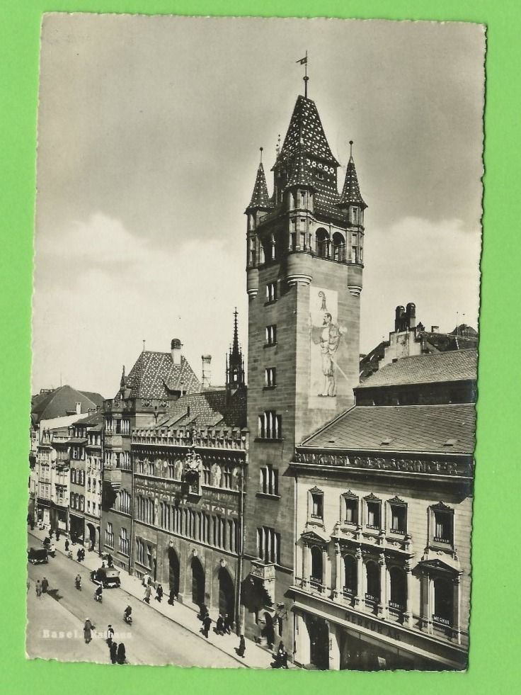 Cartoline postali: Basel, Rathaus – Usato da Zürich venduto da t24_de