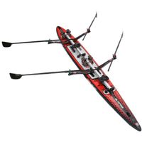Deux bateaux aviron gonflable rowonair