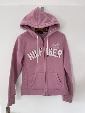 Tommy Hilfiger Damen Zip-Hoodie, pink, Gr. S - Top, y2k