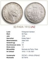 50 Para 1915 UNZ Lot 3