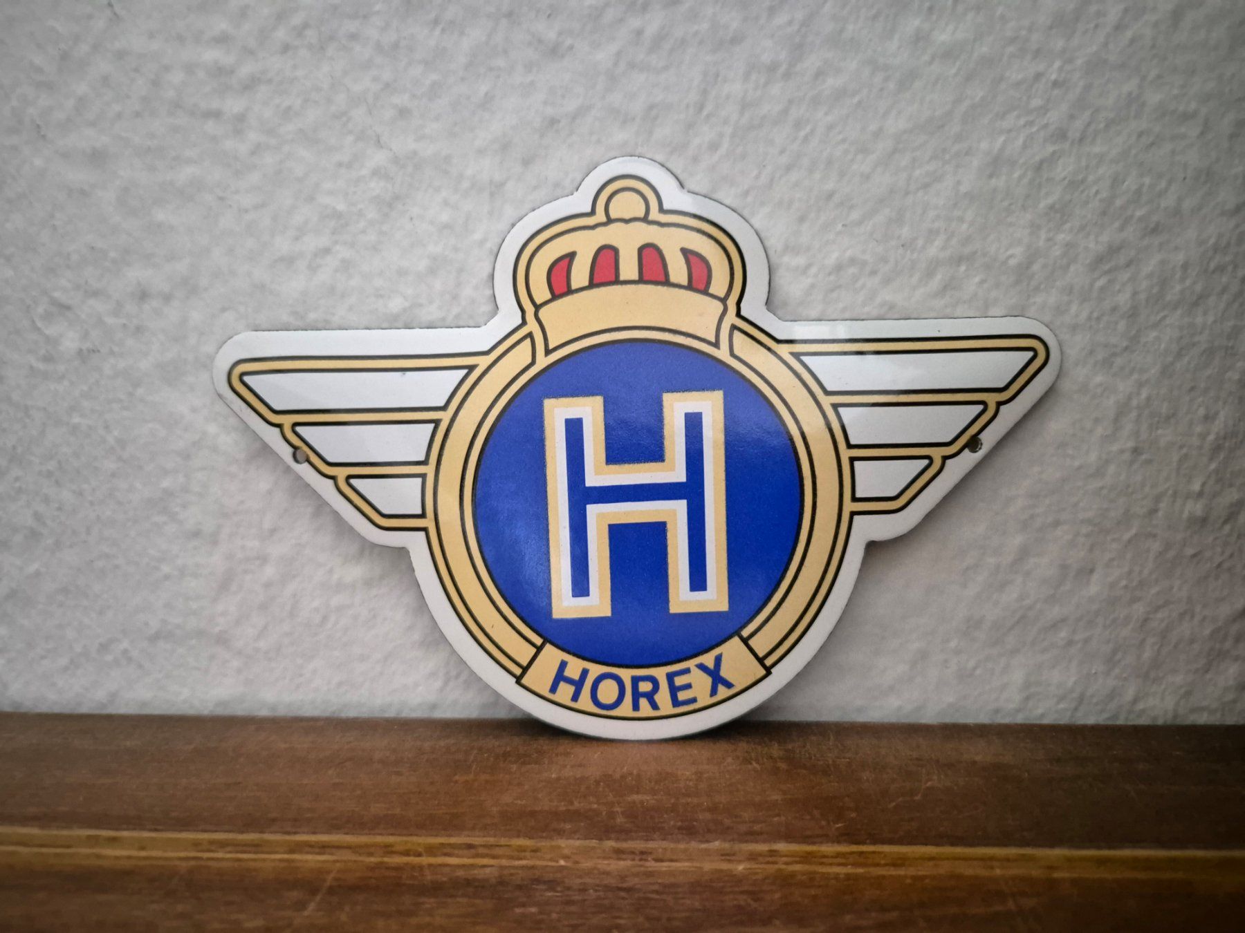 Horex Insegne: Emailschild Horex Motorrad Werkstatt Oldtimer Emaille Schild – Nuovo (secondo la descrizione) da Schaffhausen venduto da pfanis09