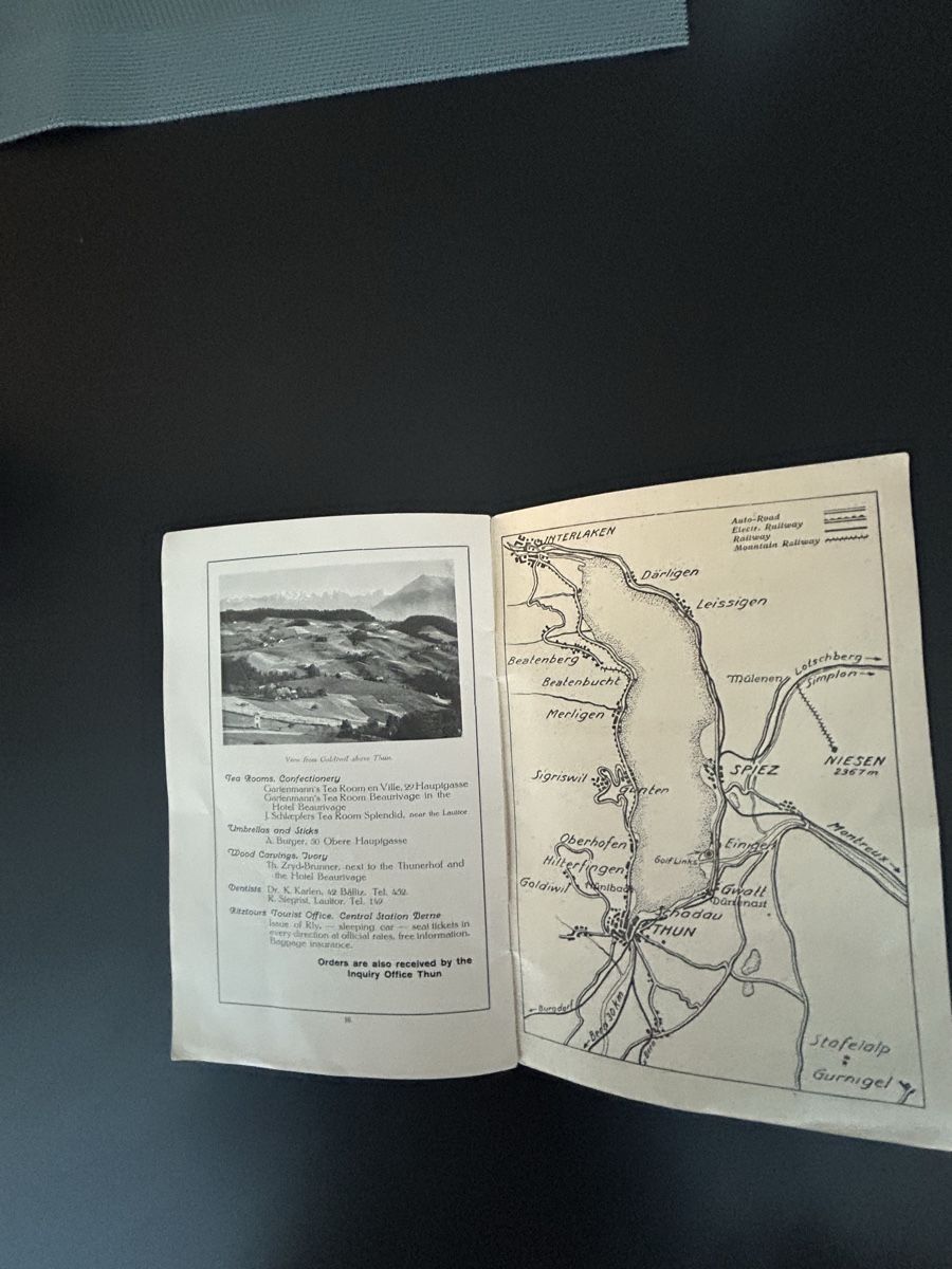 Dokumente: THUN 1927 / Schöne Broschüre / Heftli – Gebraucht aus Zumikon von tuna007 6