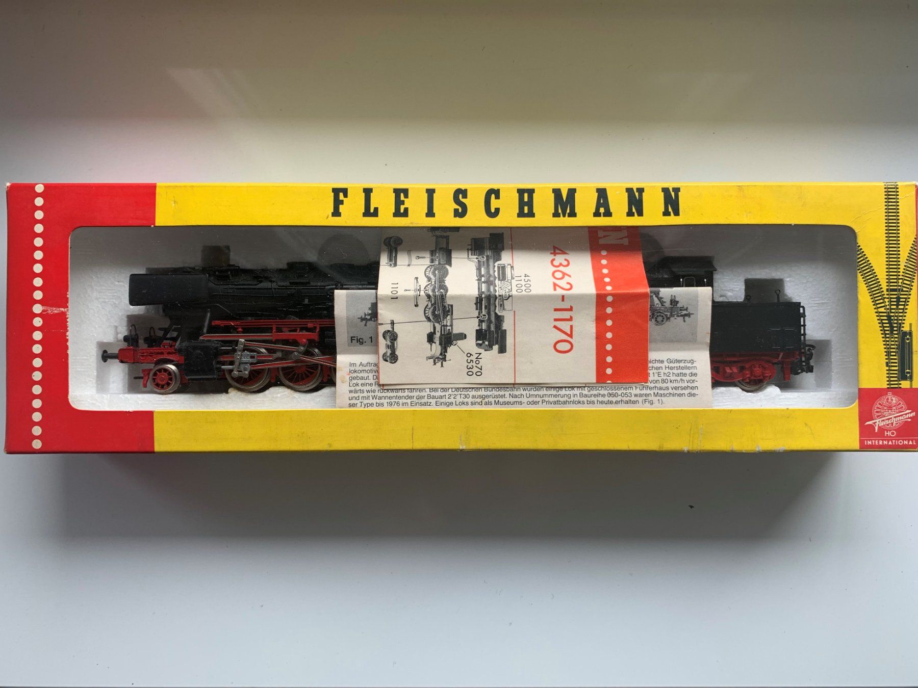Fleischmann Modellini di ferrovie: Fleischmann BR 50 058 H0 AC 4363 – Usato da Volketswil venduto da zwitsch33 3