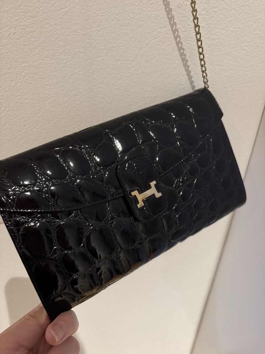 Taschen für Damen: Sac croco vernis vintage – Gebraucht aus Puplinge von Cechth