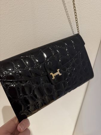 Sac croco vernis vintage