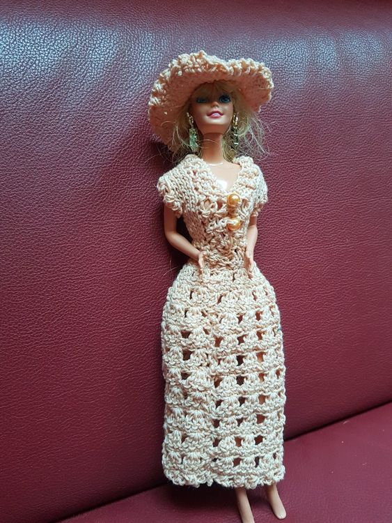 Halloween Puppenkleidung Set - Kürbis Outfit Mit Geisterohren