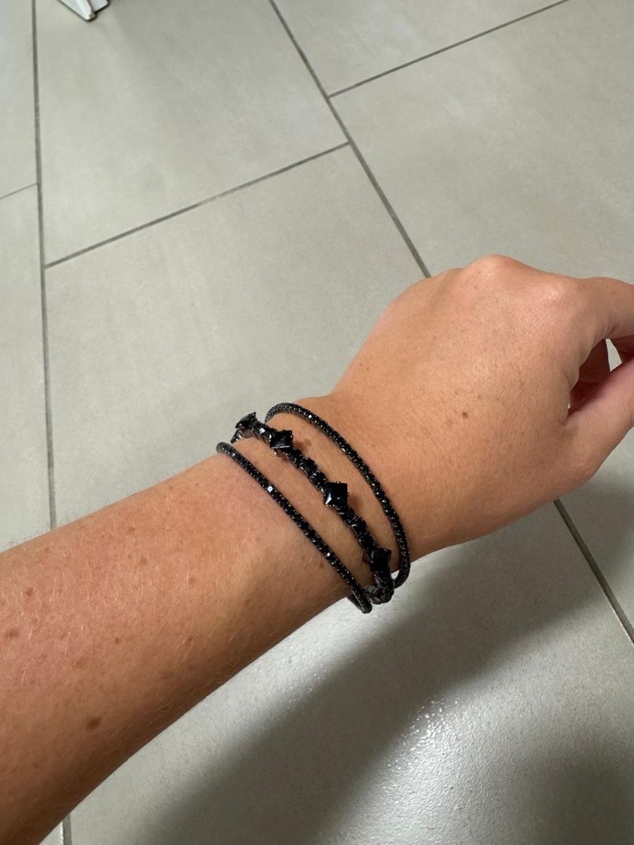 Armbänder & -reifen: Bracelet noir – Neu (gemäss Beschreibung) aus Courrendlin von Sandy_25