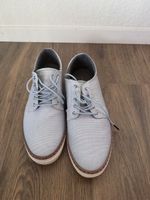 Herren Halbschuhe Gant hellblau Stoff neu