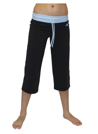 adidas Hose Leggins Fitness Yoga Pilates/schwarz,mint/Gr. 44