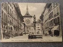 Bern, obere Kramgasse mit Zeitglocken