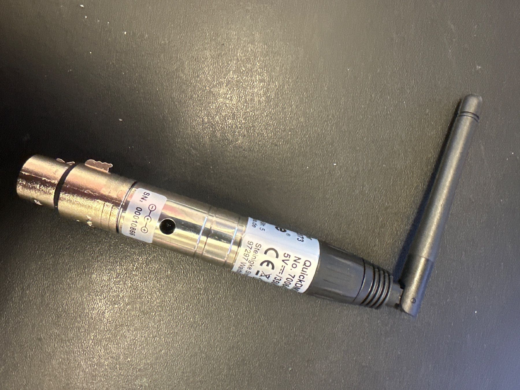 Unità & Adattatore: EUROLITE QuickDMX Funkempfänger phantomgespeist XLR5 – Usato da Sonnental venduto da showconcept303 2