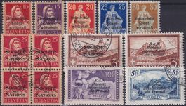 1918-1965, Starke Sammlung Dienstmarken, Kat: 5000.-+