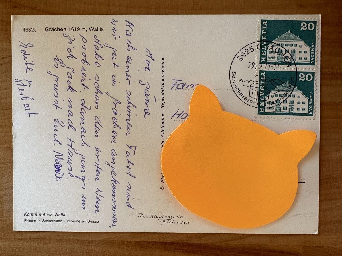 Cartoline postali: AK von Grächen – Usato da Rümlang venduto da Kartenpost1 1