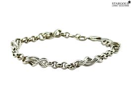 18K Weissgold Armband