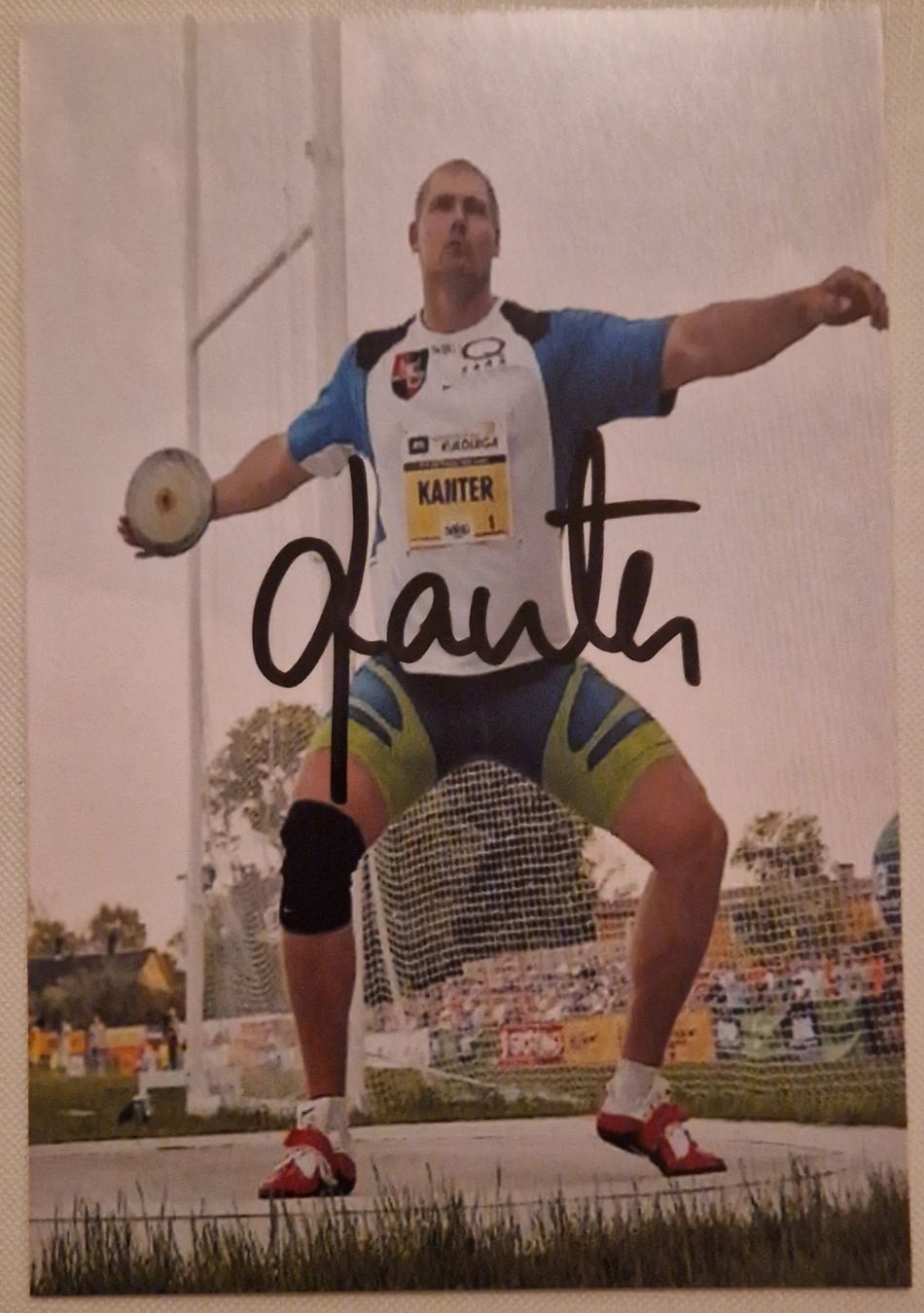 Autogramme: Gerd Kanter - Leichtathletik Olympia Gold – Gebraucht aus Menziken von Autogramme