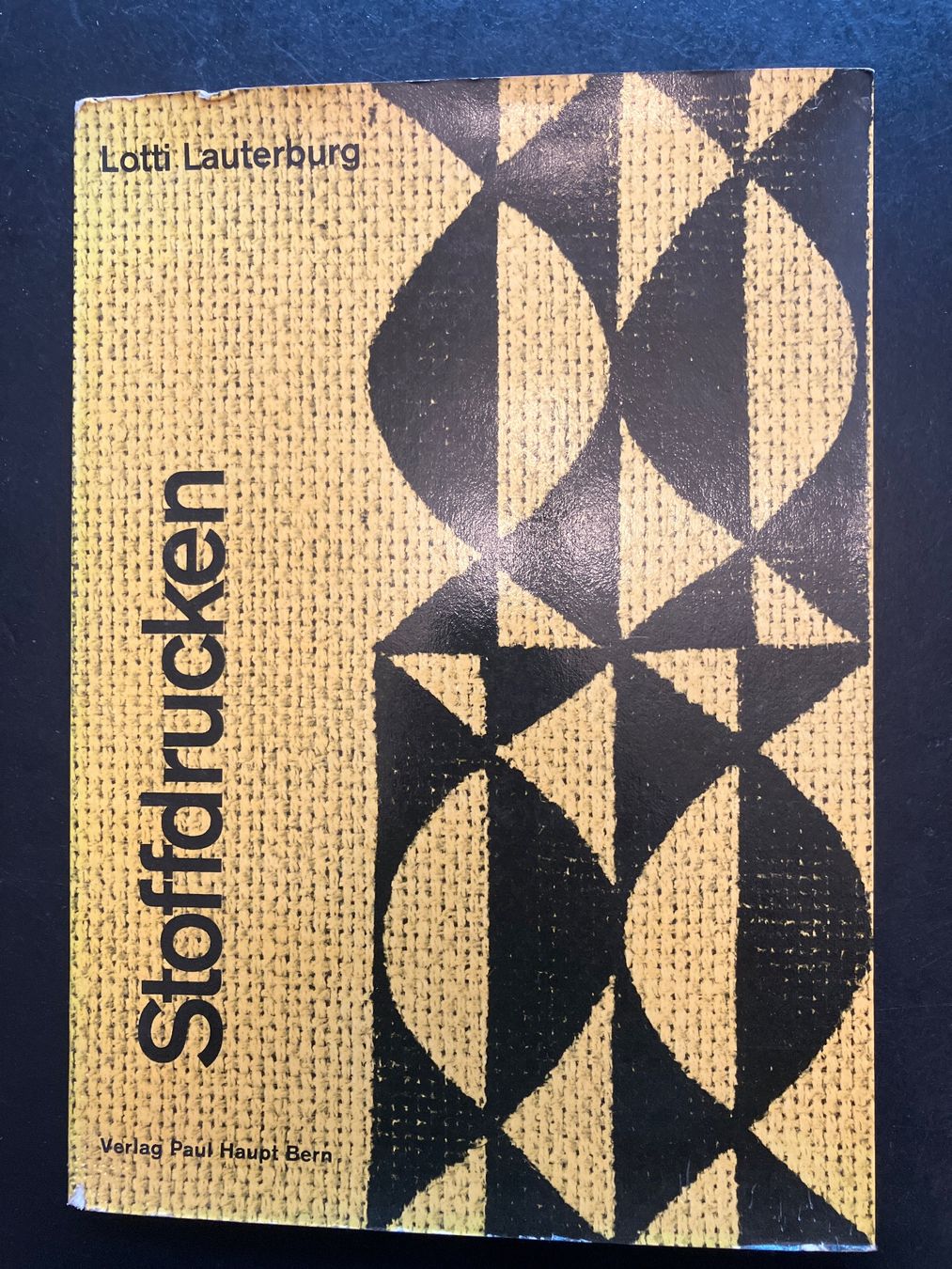 Libri: Stoffdrucken, L. Lauterburg – Usato da Wangen ZH venduto da day01