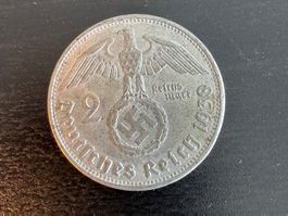 2 Reichsmark 1938 Münze