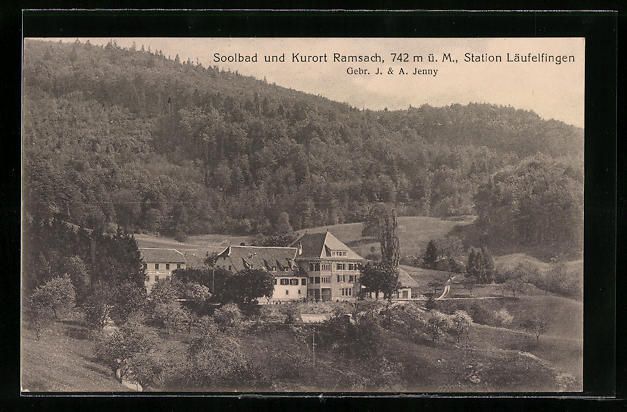 Cartoline postali: AK Ramsach, Station Läufelfingen, 1917 – Usato da Berlin venduto da bartko-reher