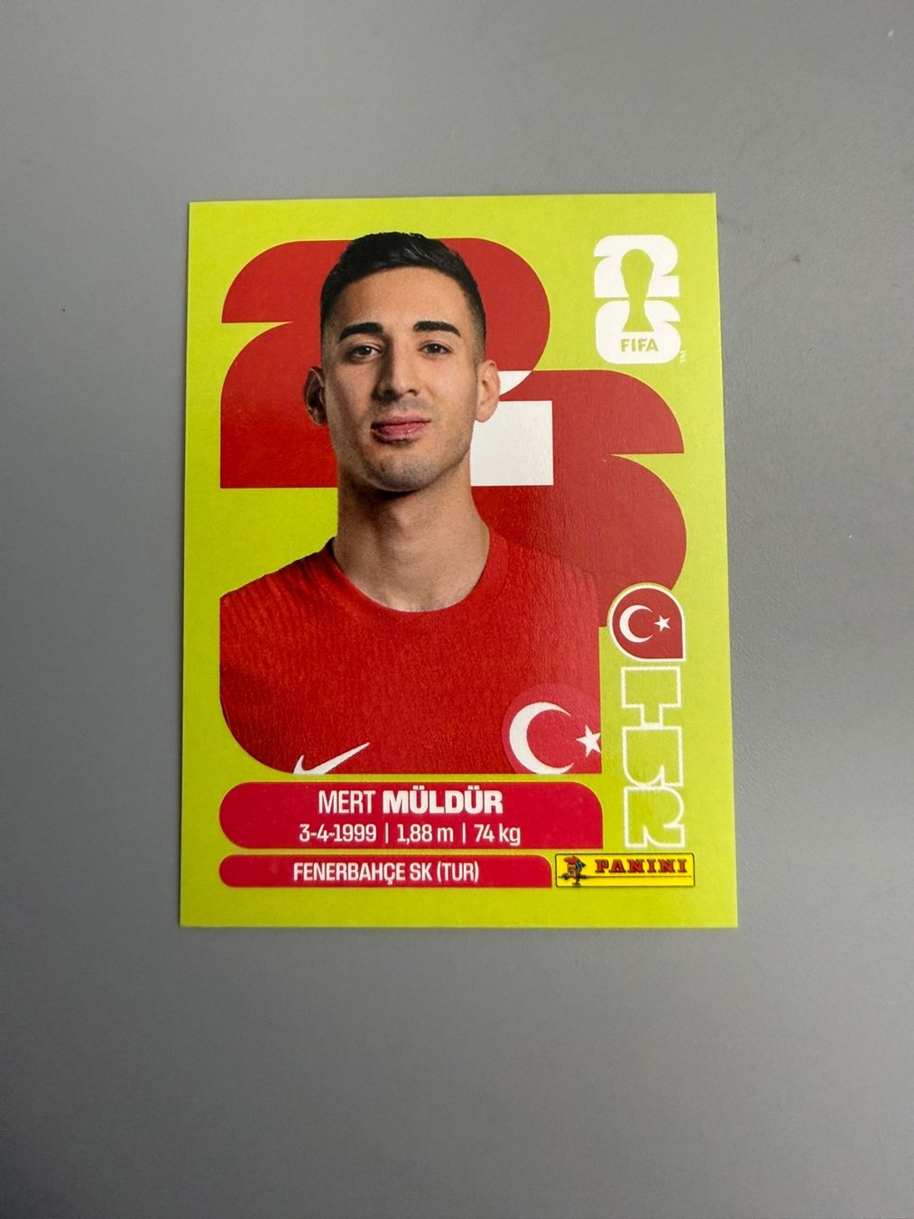 Panini Carte collezionabili: Panini Mert Müldür TUR3 – Usato da Liebefeld venduto da Ronaldo-1996