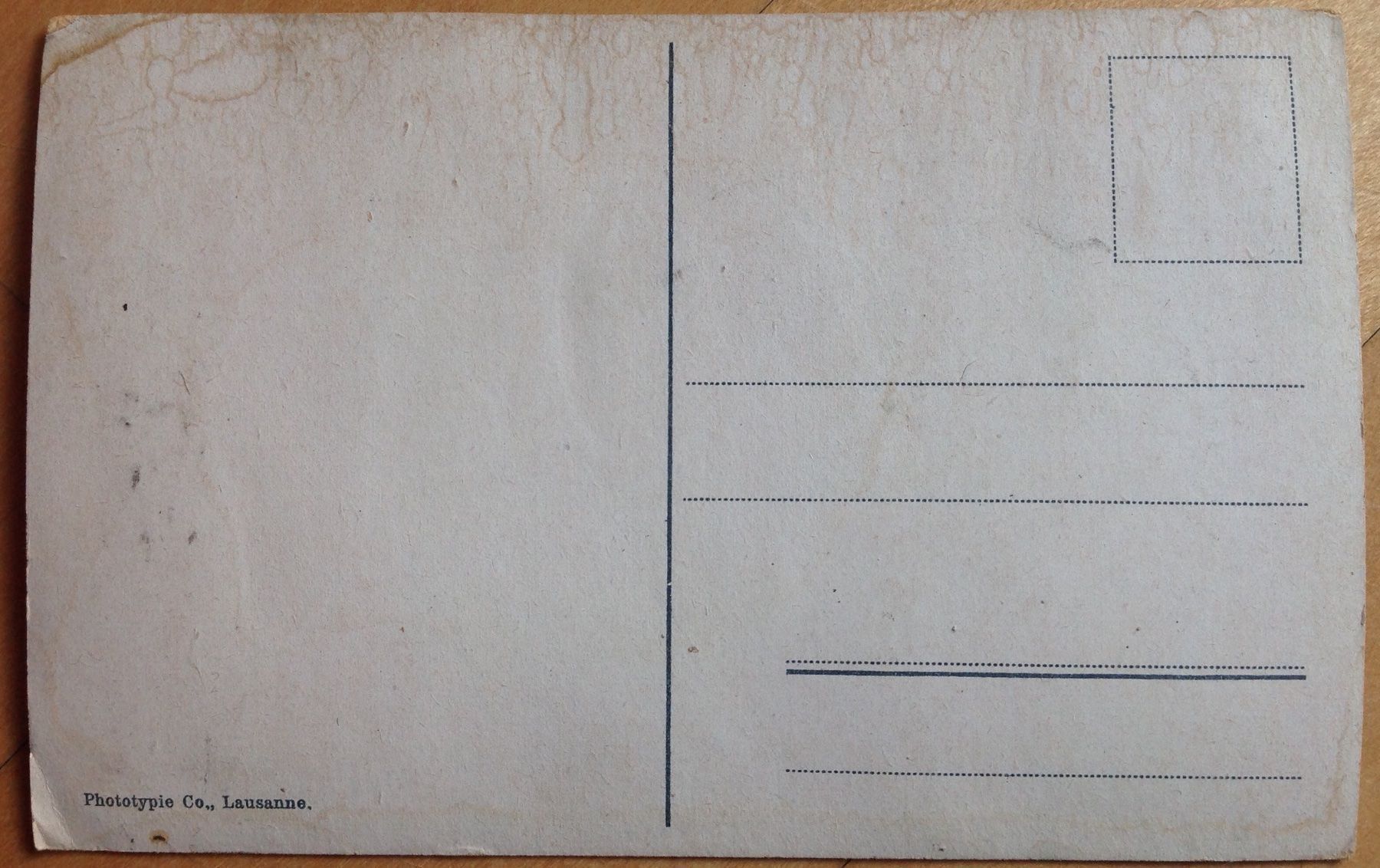 Cartoline postali: Wallis BurgTourbillon Ansichtskarte  e – Usato da Reinach BL venduto da Linda013 1