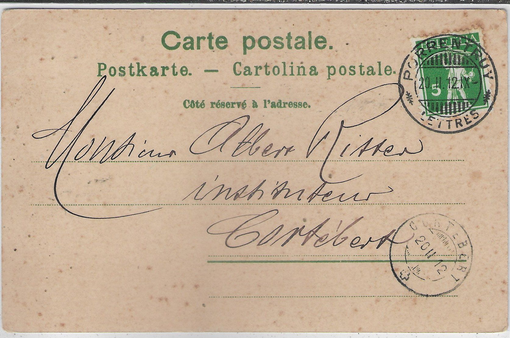 Cartoline postali: Souvenir des Grottes de Reclerc – Usato da Ettingen venduto da Kartenplanet 1