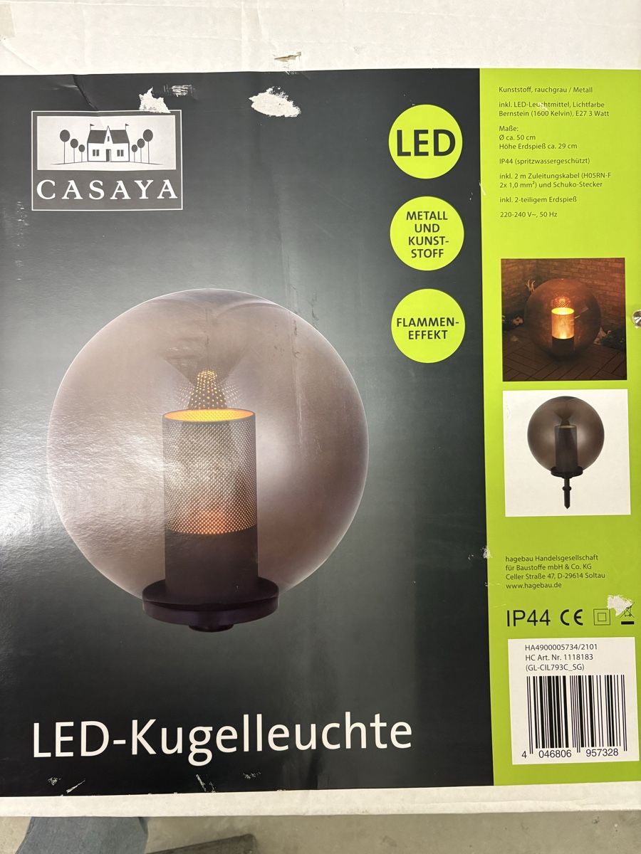 Lampade: Led Kugelflammenleuchte – Nuovo e nell'imballaggio originale da Romanshorn venduto da ric_jzz7 7